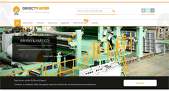 Desktop Screenshot of directpaper.com.br