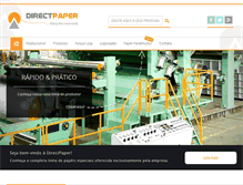 Tablet Screenshot of directpaper.com.br
